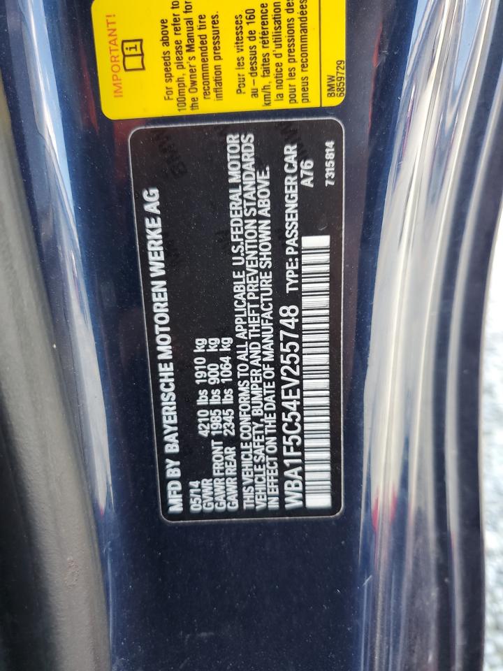 2014 BMW 228 I VIN: WBA1F5C54EV255748 Lot: 60940975