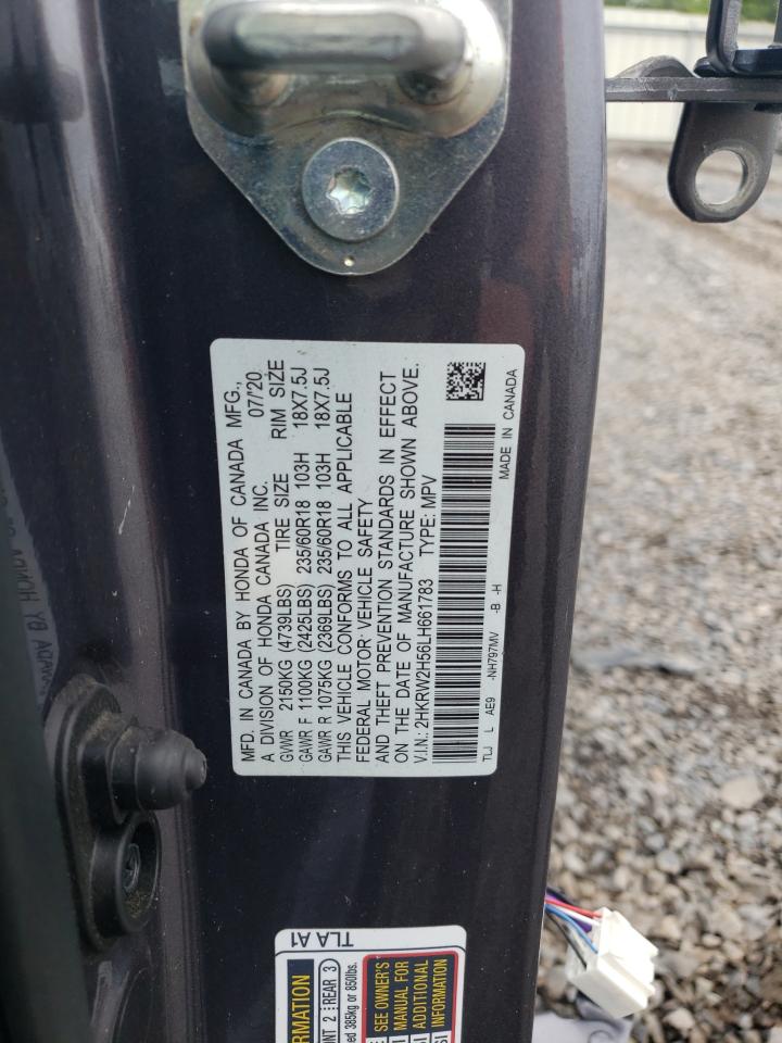 2020 Honda Cr-V Ex VIN: 2HKRW2H56LH661783 Lot: 51532845