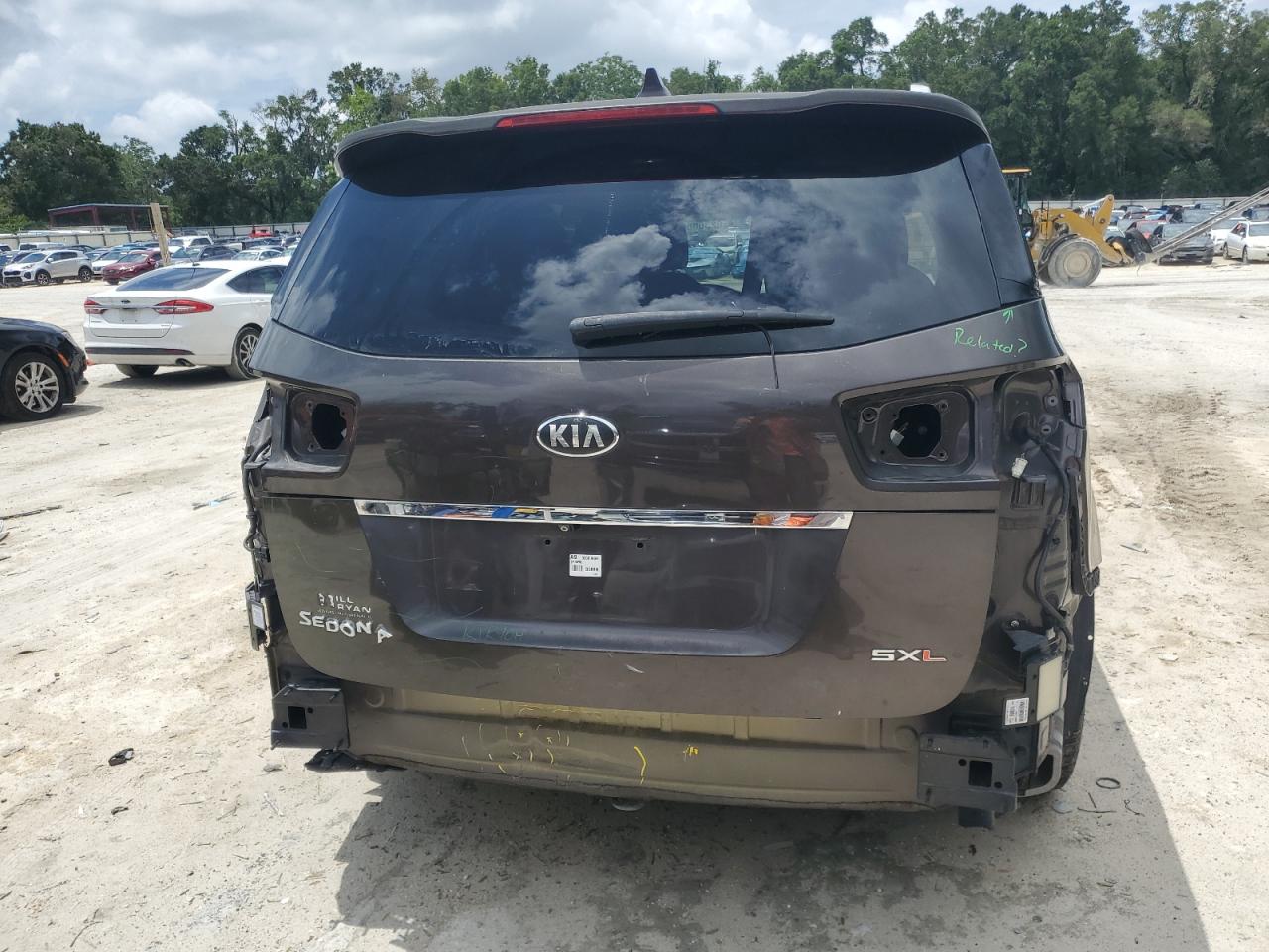 2015 Kia Sedona Sxl VIN: KNDME5C16F6025317 Lot: 62368665