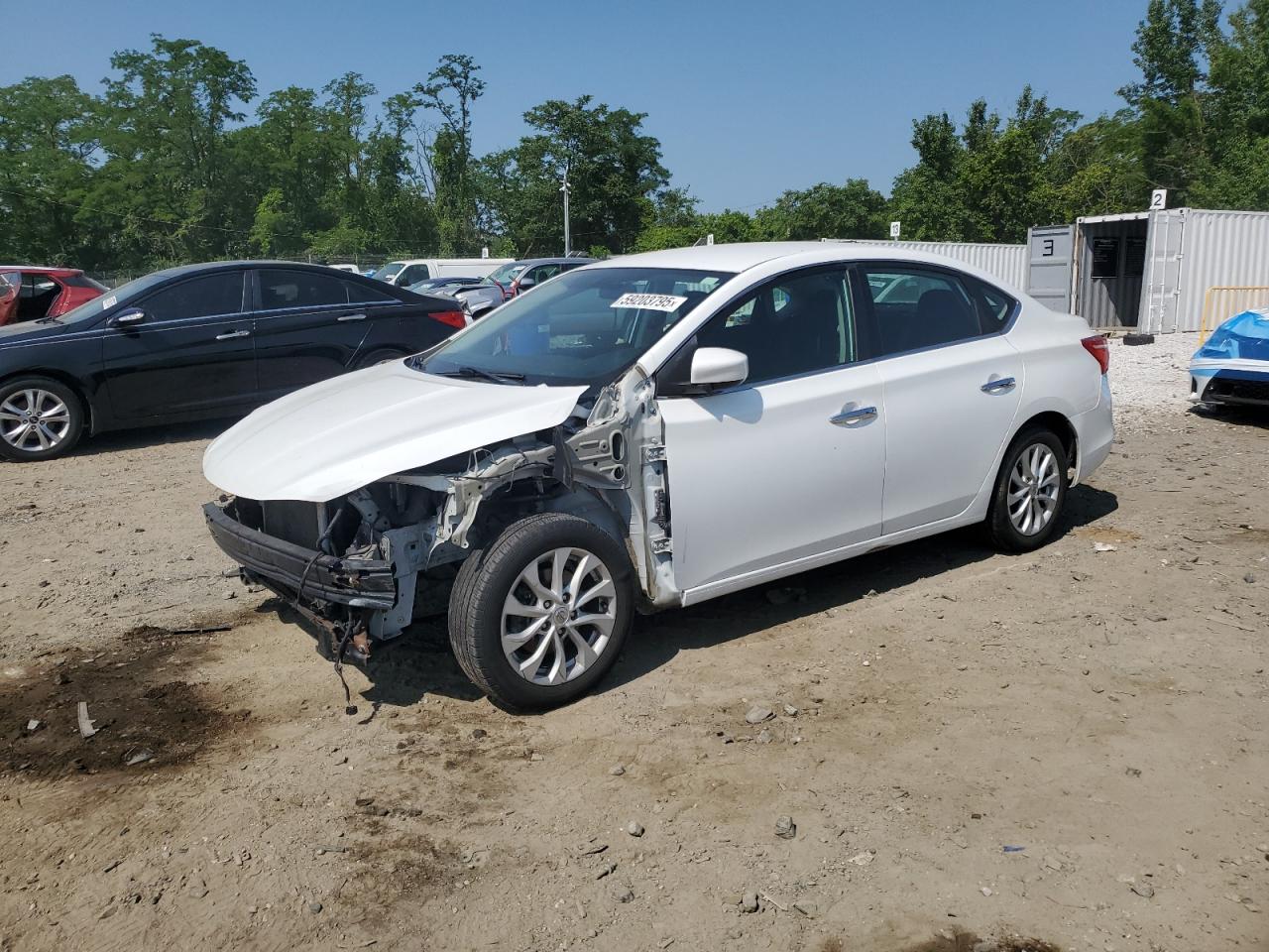 2019 Nissan Sentra S продається в Baltimore, MD - Front End