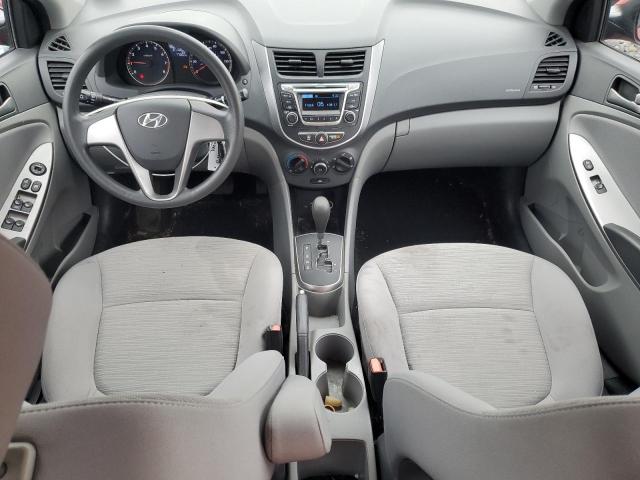  HYUNDAI ACCENT 2016 Red