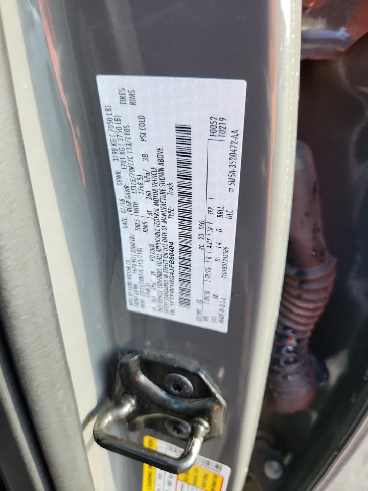 2018 Ford F150 Raptor VIN: 1FTFW1RG4JFB80404 Lot: 61367825