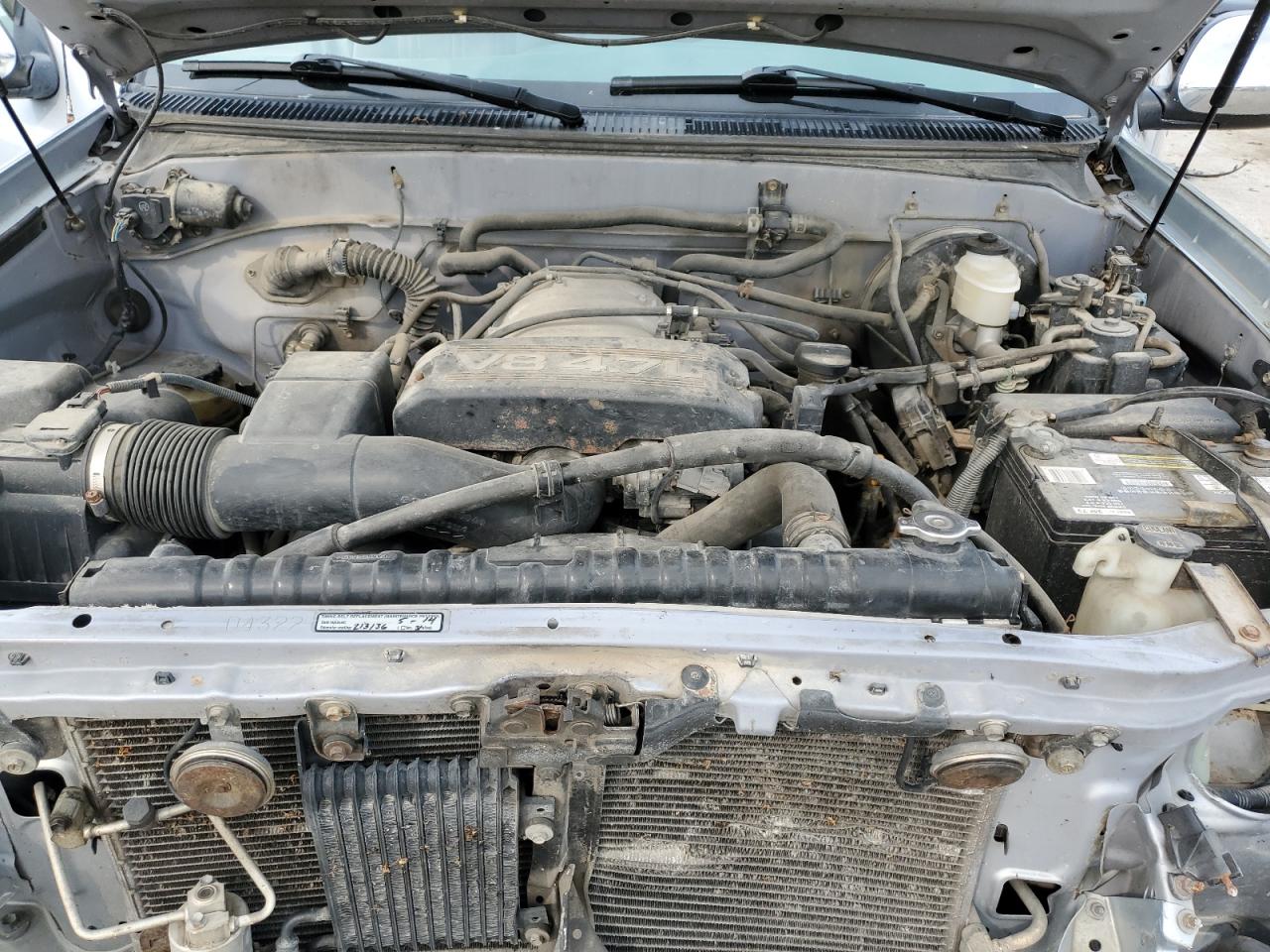 2000 Toyota Tundra Access Cab VIN: 5TBBT4416YS100289 Lot: 59529185