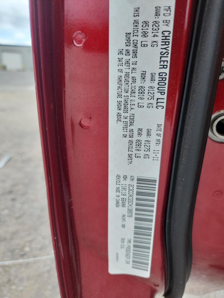 2012 Chrysler 300 Limited VIN: 2C3CCACG5CH138978 Lot: 63073735