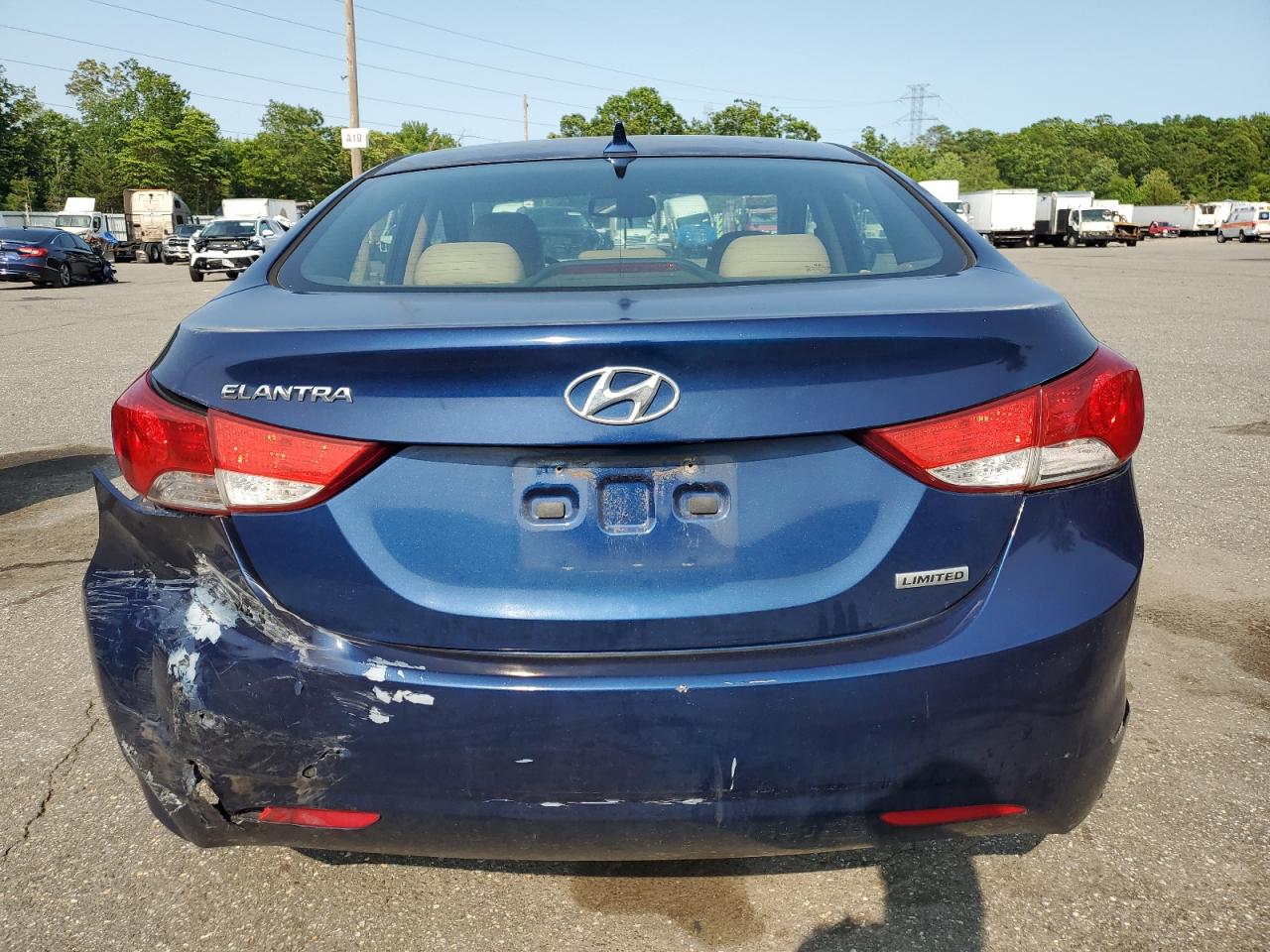 2013 Hyundai Elantra Gls VIN: KMHDH4AE5DU695825 Lot: 59026915