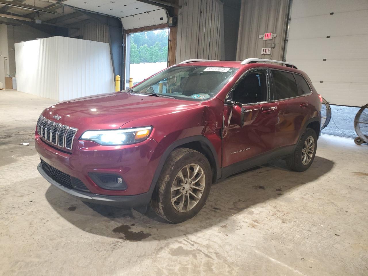 2019 Jeep Cherokee Latitude Plus на продаже в West Mifflin, PA - Side