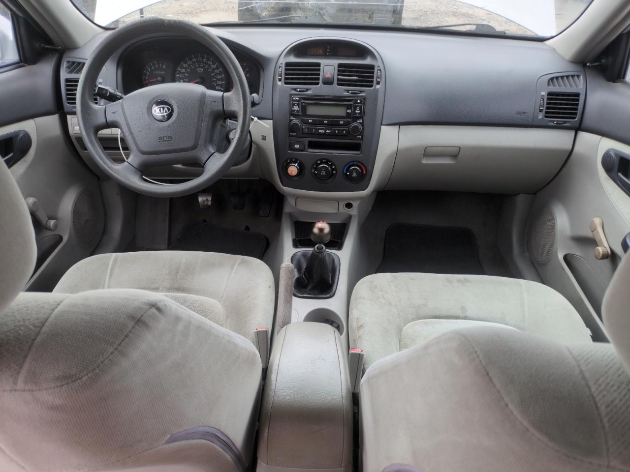 2005 Kia Spectra Lx VIN: KNAFE121655199604 Lot: 62294675