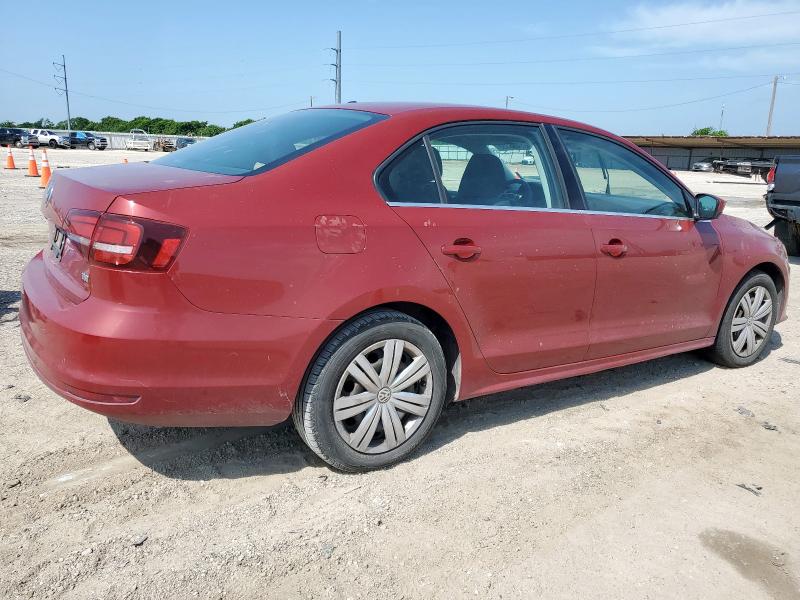  VOLKSWAGEN JETTA 2017 Красный