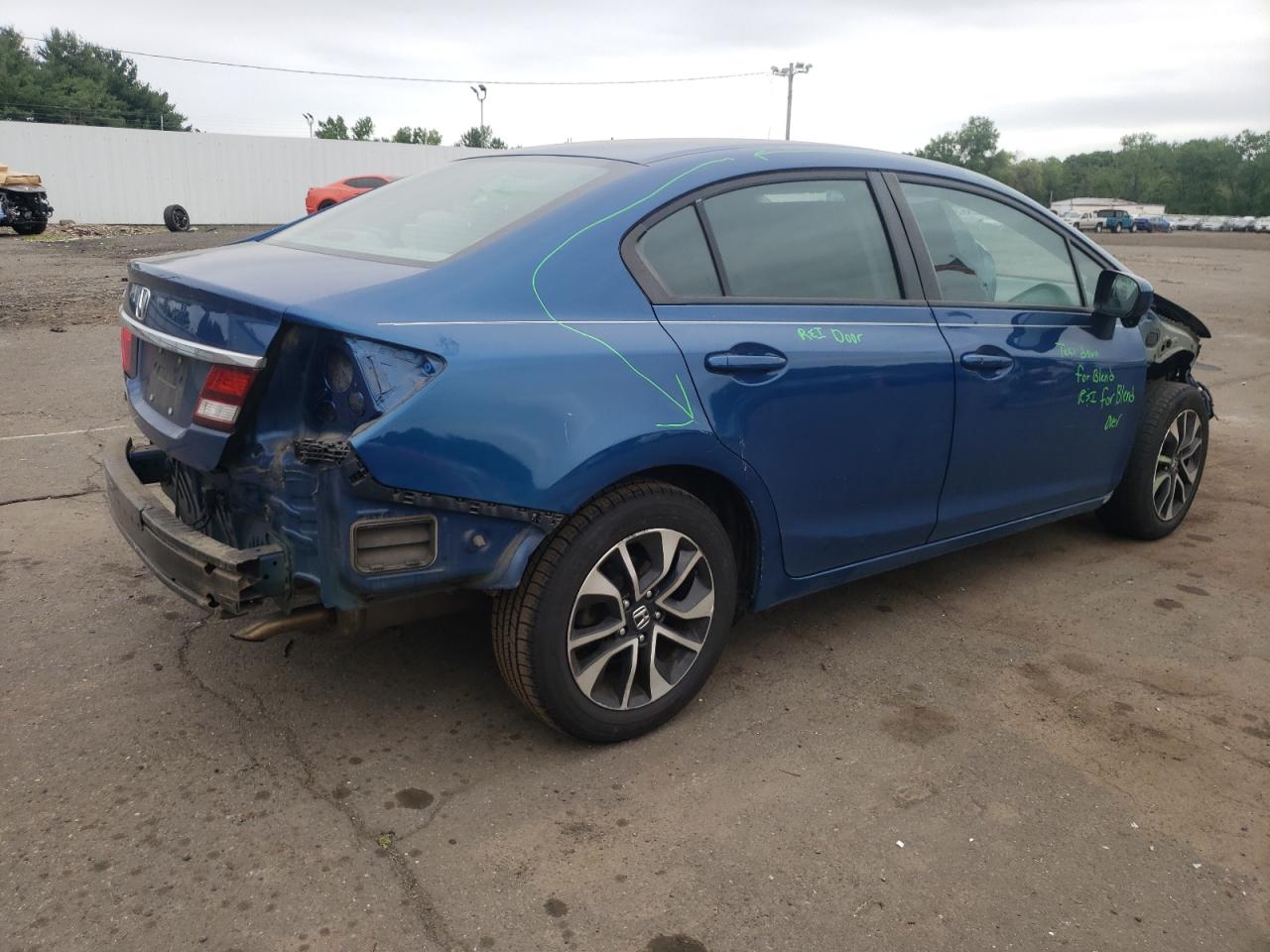 HONDA CIVIC 2014 VIN 19XFB2F86EE084420 фото 3