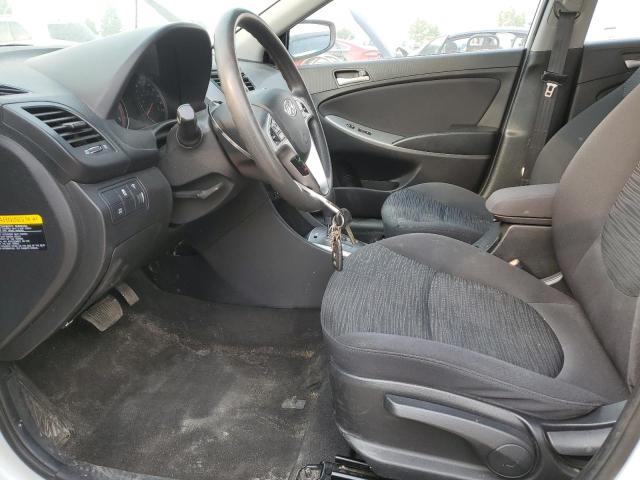 Hatchbacks HYUNDAI ACCENT 2016 White
