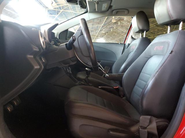  CHEVROLET SONIC 2016 Red