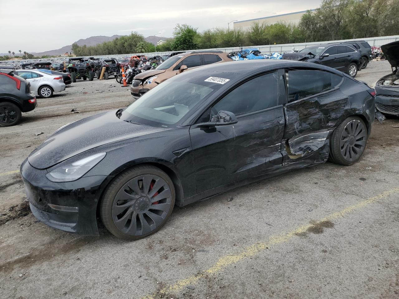 2021 Tesla Model 3 for Sale in Las Vegas, NV - Side