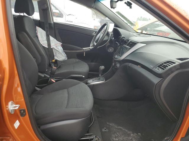  HYUNDAI ACCENT 2017 Pomarańczowy