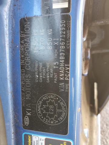 2011 KIA RIO BASE  