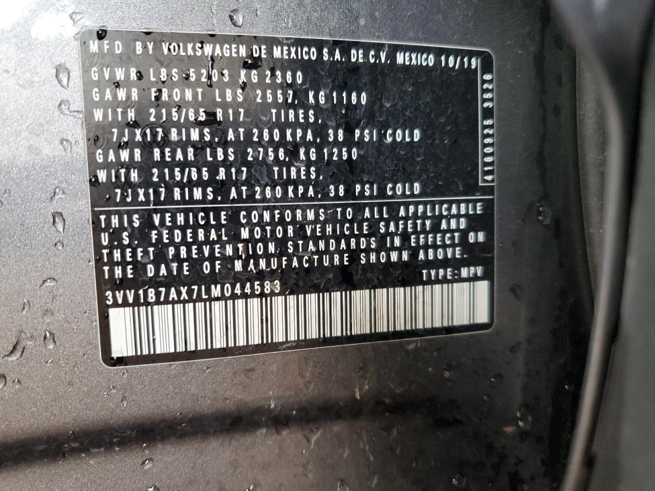 Фото: 3VV1B7AX7LM044583 - 13