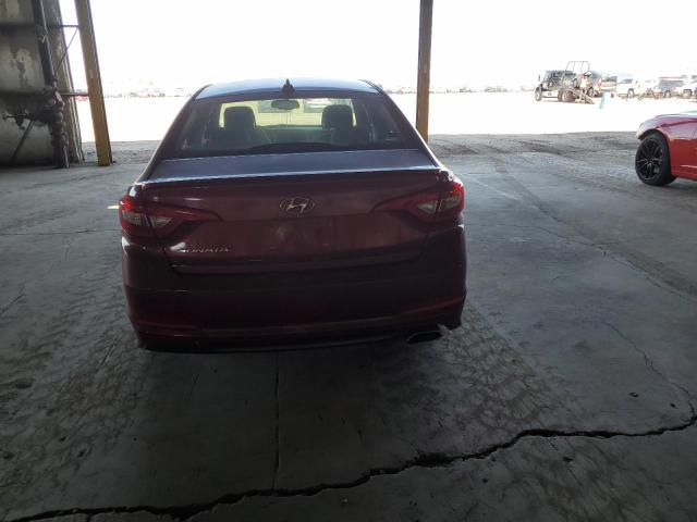 Sedans HYUNDAI SONATA 2015 Czerwony
