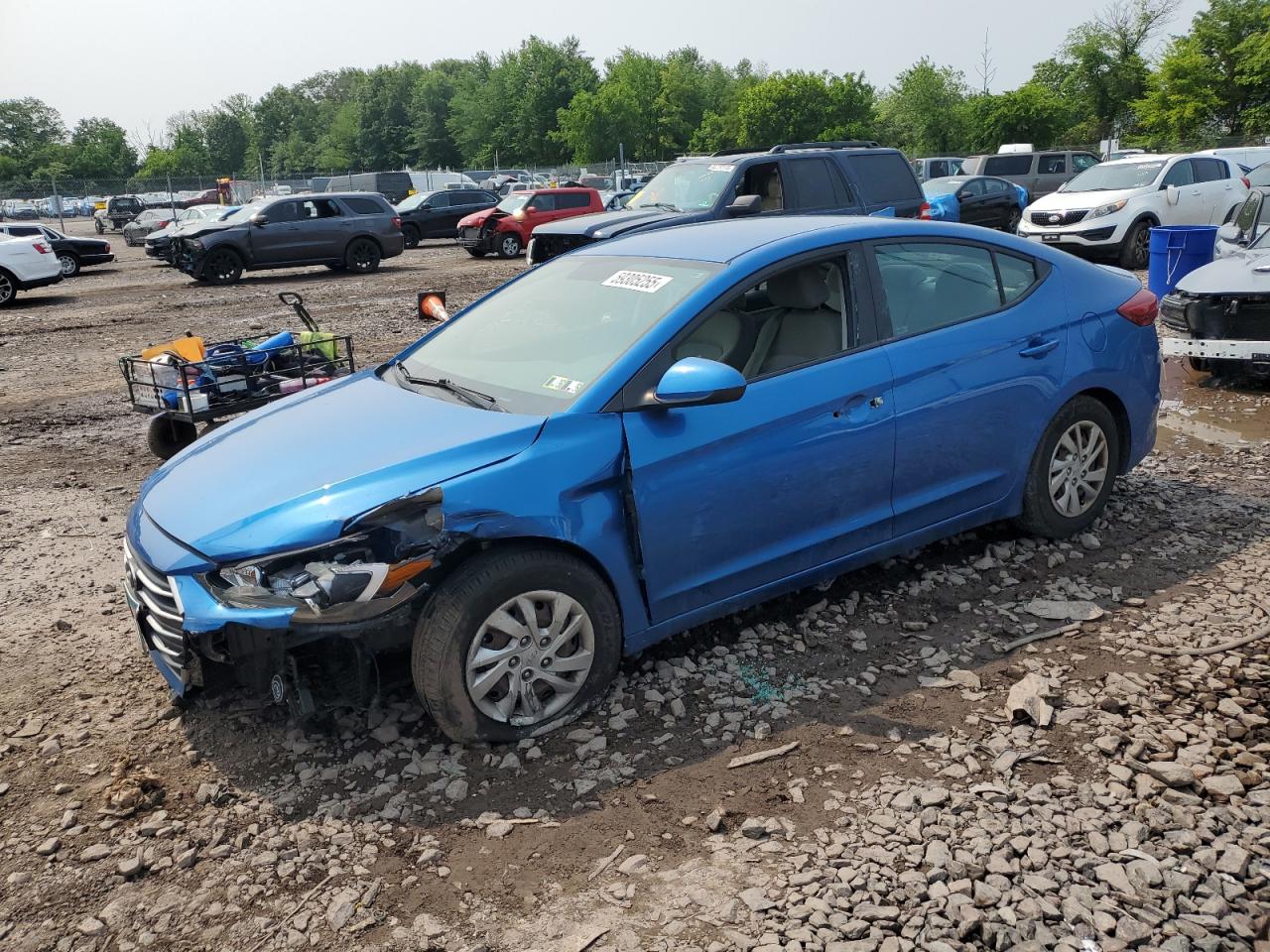 2017 Hyundai Elantra Se na sprzedaż w Chalfont, PA - Vandalism
