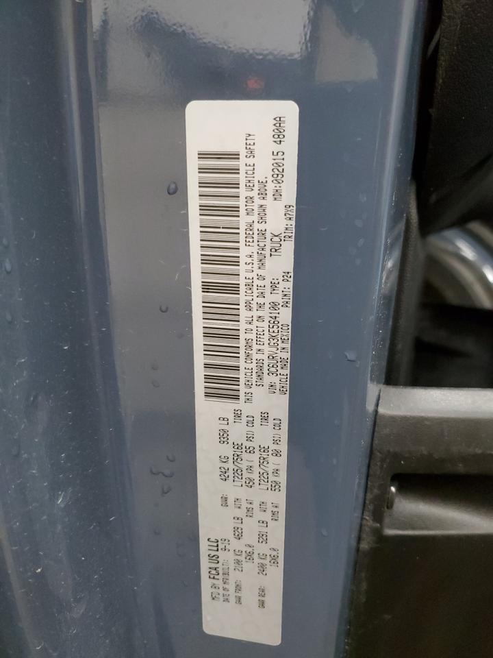 2019 Ram Promaster 3500 3500 High VIN: 3C6URVJG3KE564100 Lot: 59939035