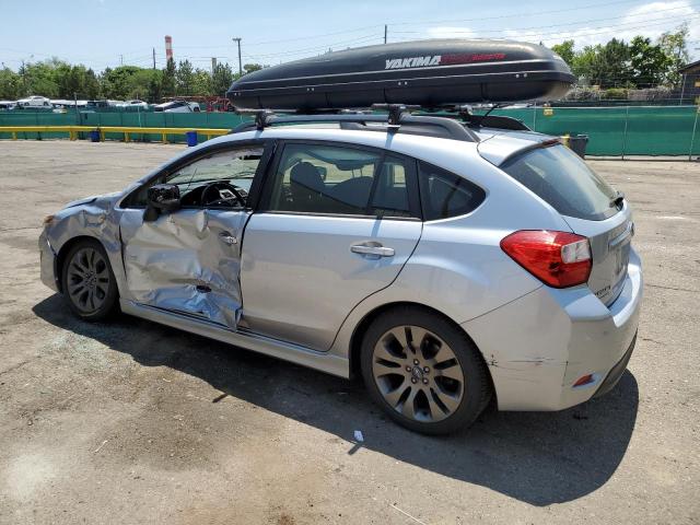 Crossovers SUBARU IMPREZA 2015 Srebrny