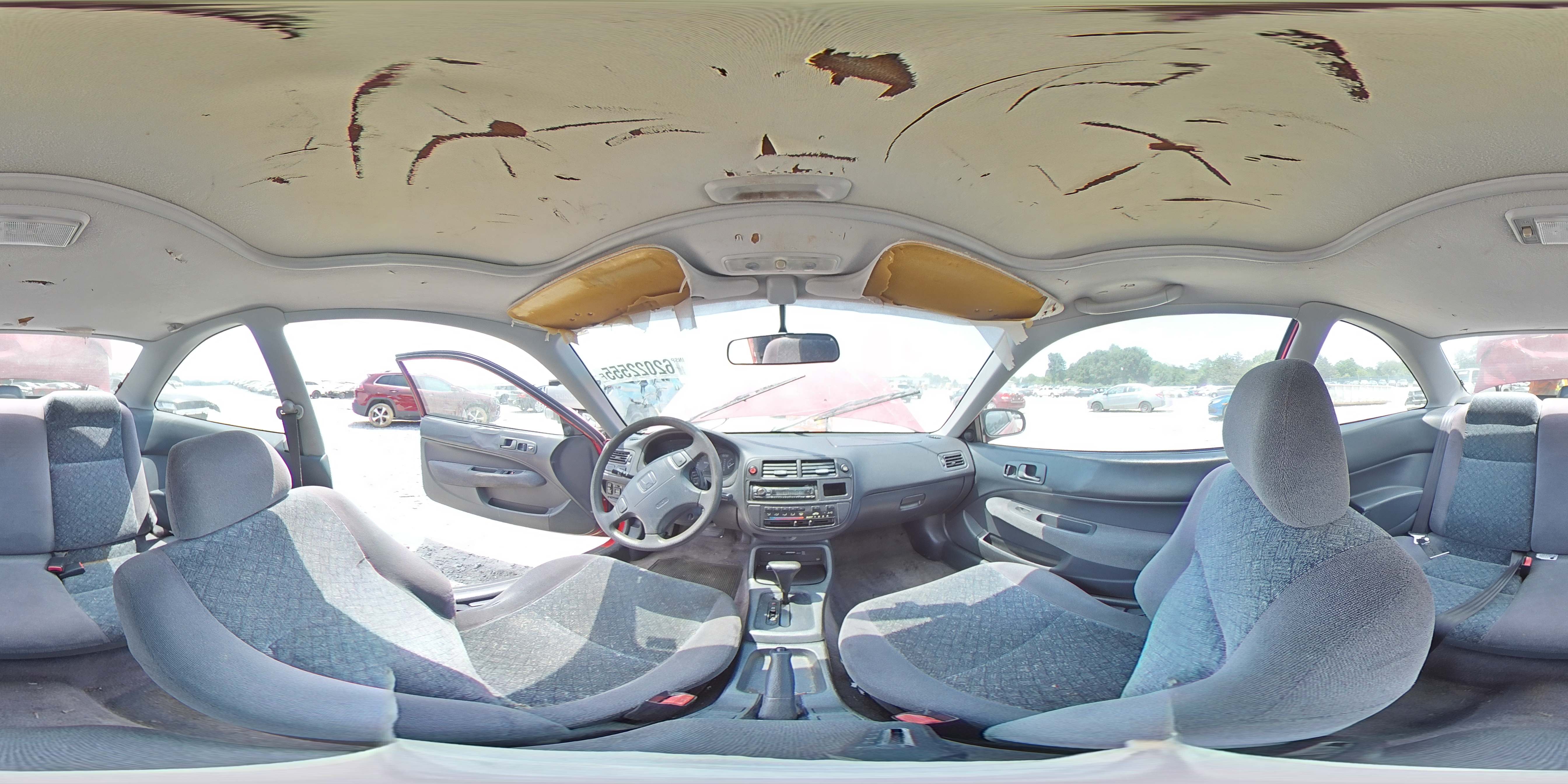 1998 Honda Civic Ex VIN: 1HGEJ824XWL015888 Lot: 62022555