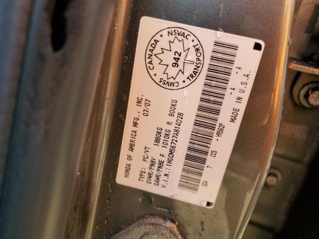 2007 HONDA ACCORD EX  