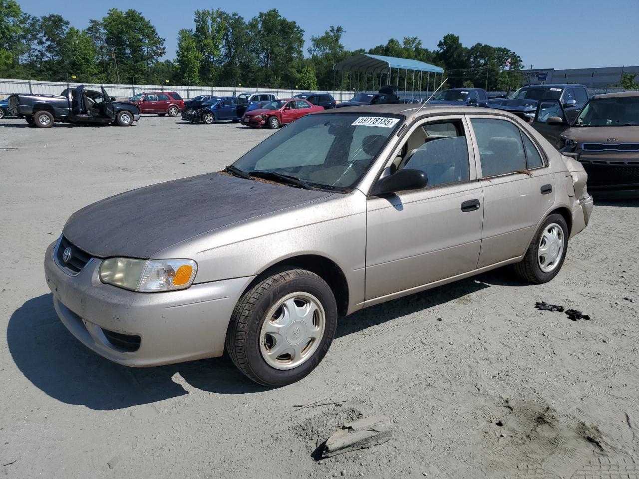 2002 Toyota Corolla Ce en Venta en Spartanburg, SC - Rear End