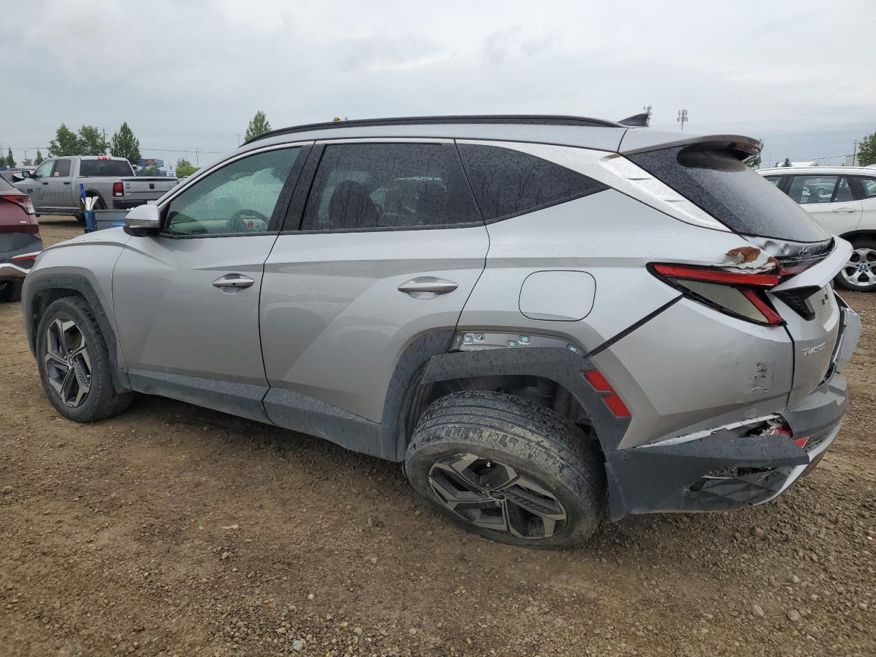2023 Hyundai Tucson Luxury silver null hybrid KM8JDDA24PU105168 photo #3