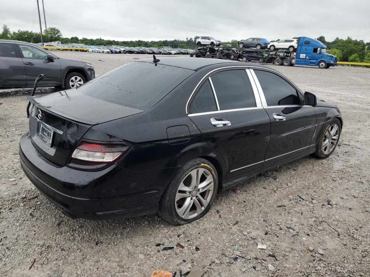 2008 Mercedes-Benz C 300 black sedan gas WDDGF54X88F113081 photo #4