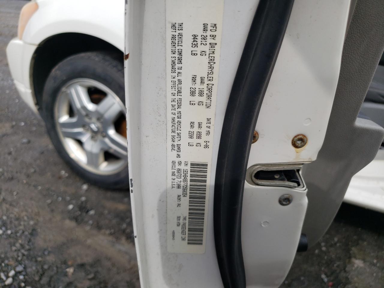 2007 Dodge Caliber Sxt VIN: 1B3HB48B77D560354 Lot: 60156345