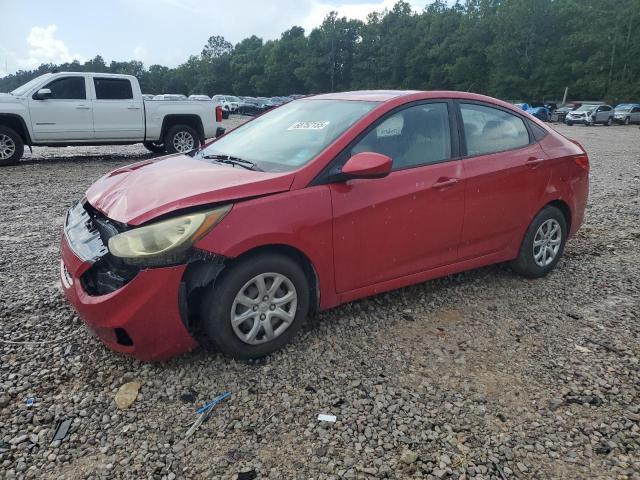 Sedans HYUNDAI ACCENT 2013 Czerwony