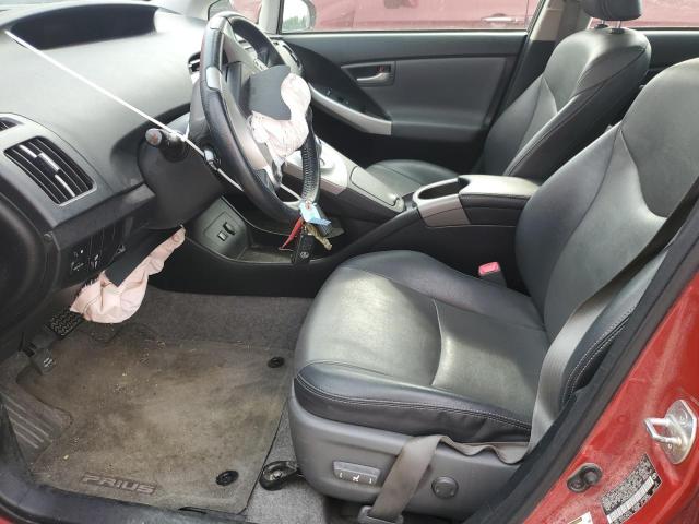  TOYOTA PRIUS 2012 Czerwony