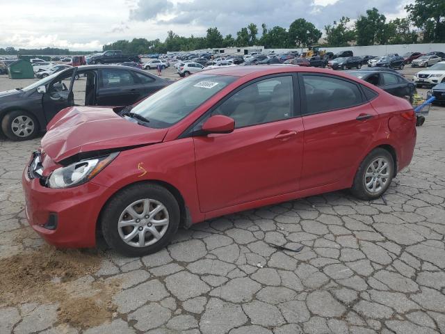 Sedans HYUNDAI ACCENT 2014 Red