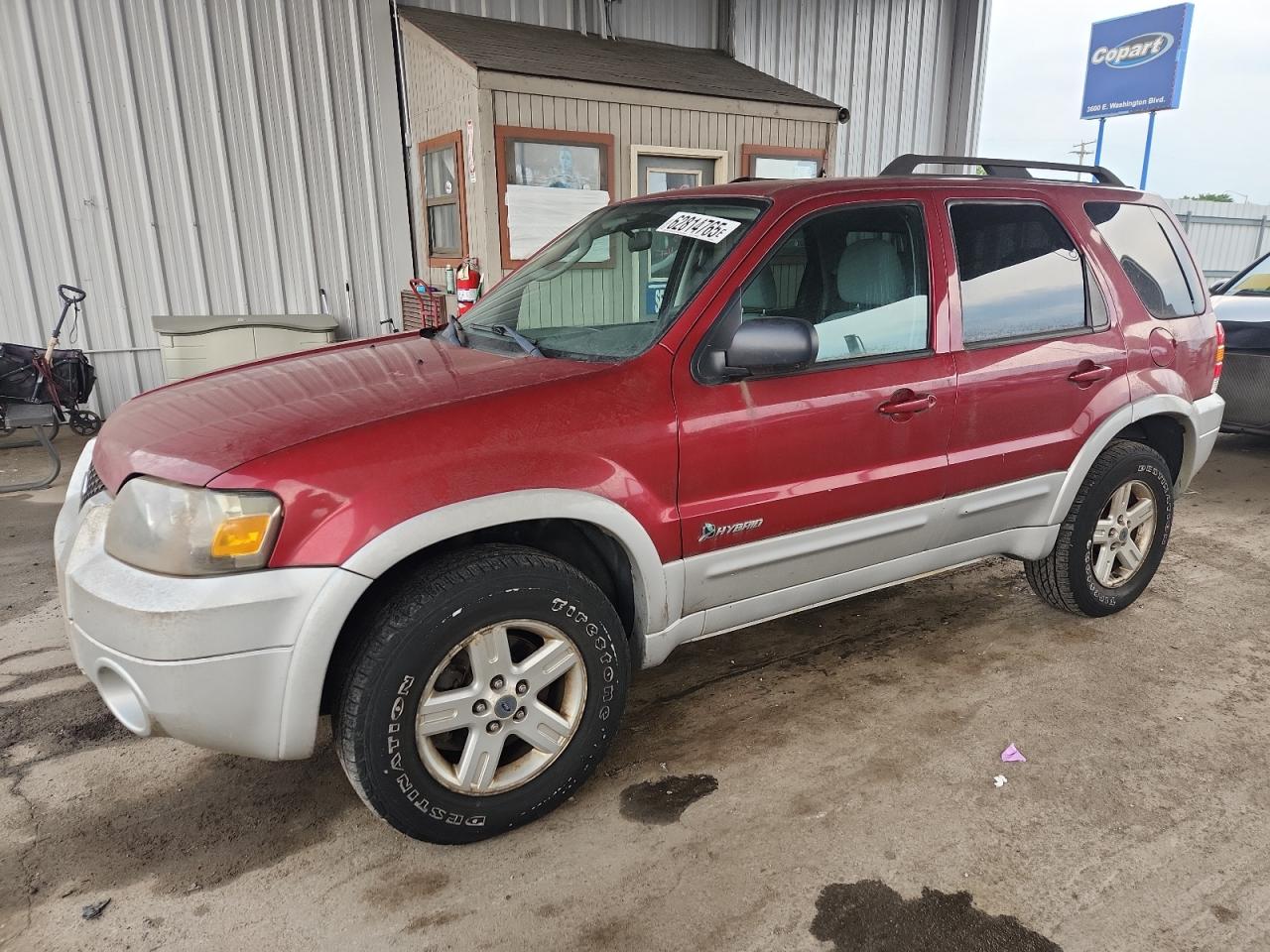 FORD ESCAPE 2007 VIN 1FMCU49HX7KA66728