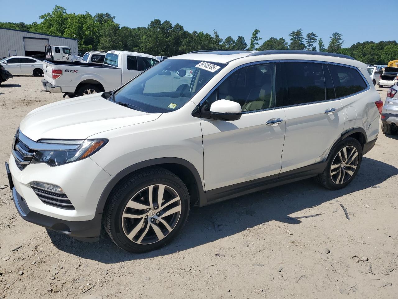 2016 Honda Pilot Touring на продаже в Hampton, VA - Rear End