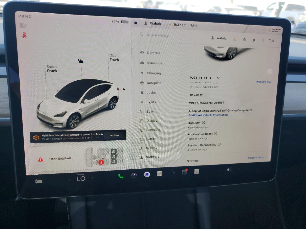 2021 Tesla Model Y VIN: 5YJYGDEE7MF286687 Lot: 62786395