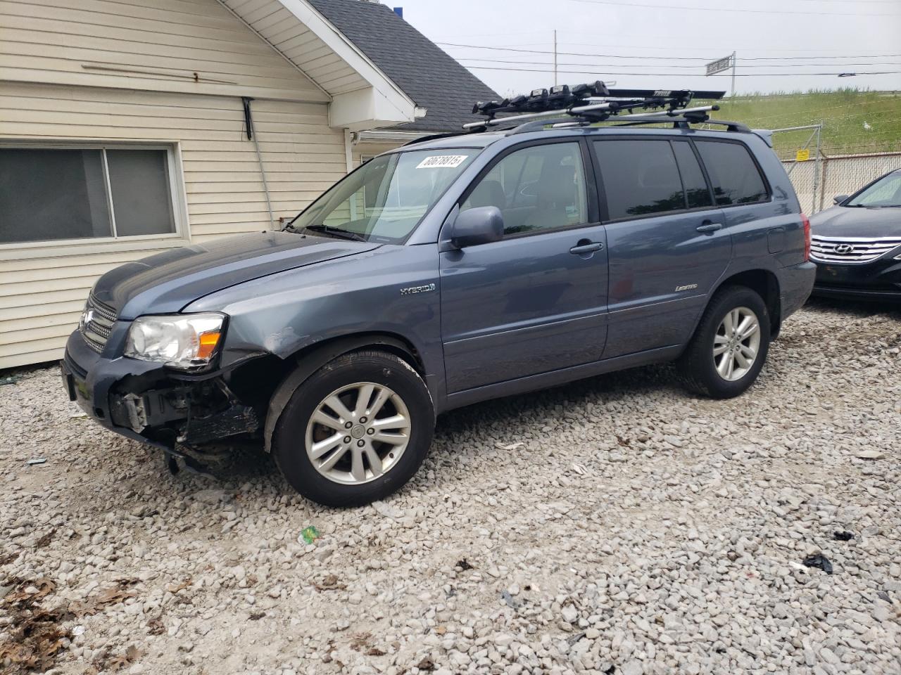 2007 Toyota Highlander Hybrid de vânzare în Northfield, OH - Front End