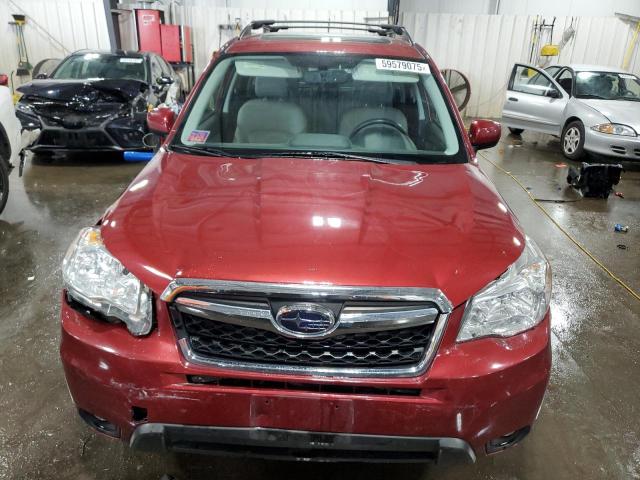  SUBARU FORESTER 2015 Красный