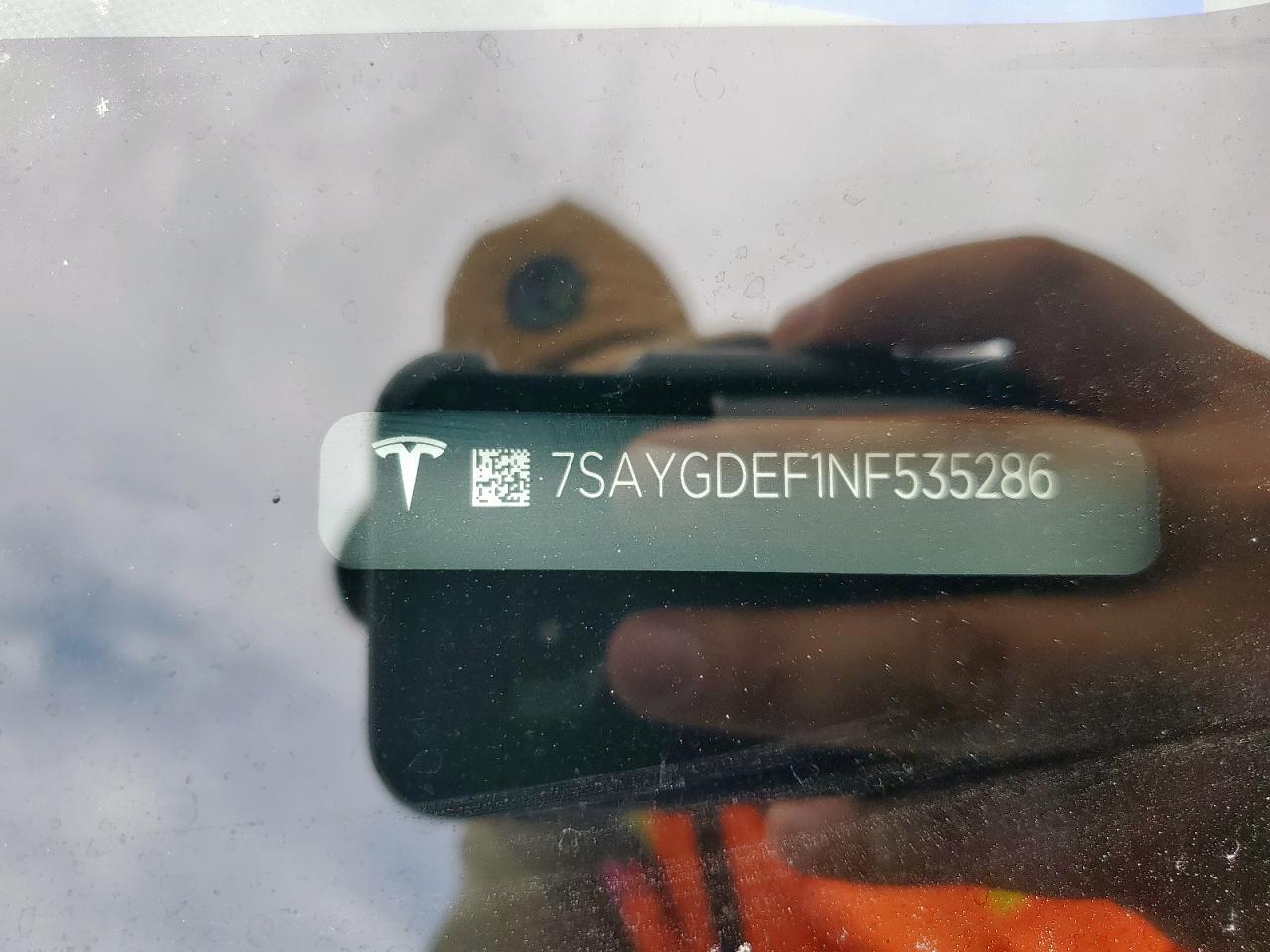 2022 Tesla Model Y VIN: 7SAYGDEF1NF535286 Lot: 62082545