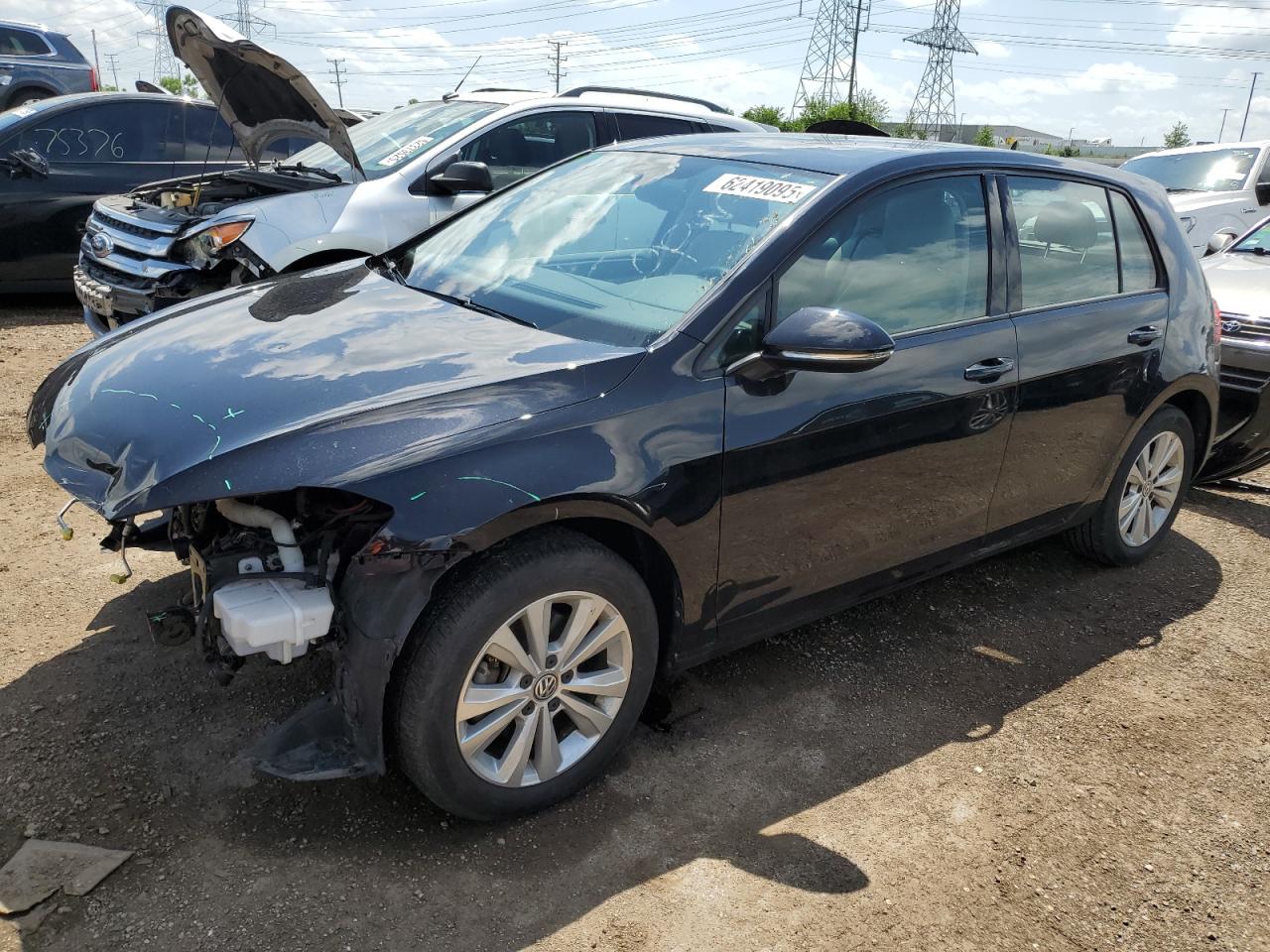 VOLKSWAGEN GOLF 2020 VIN 3VWG57AU1LM016684