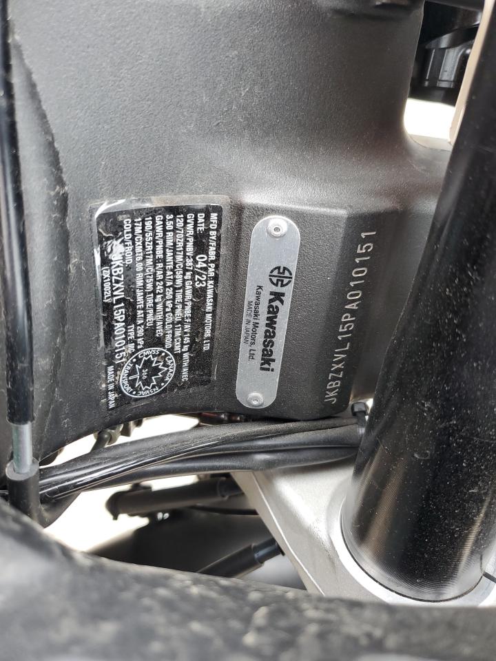 jkbzxvl15pa010151 JKBZXVL15PA010151 2023 Kawasaki Zx1002 L