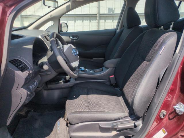  NISSAN LEAF 2017 Maroon