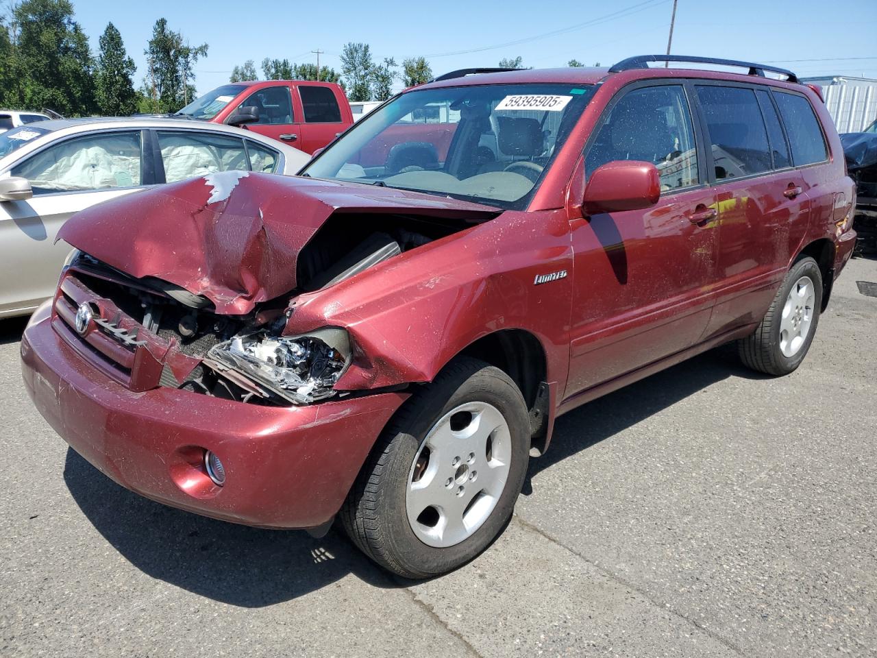 2005 Toyota Highlander Limited за продажба в Portland, OR - Front End