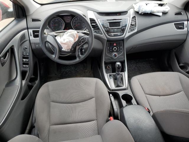  HYUNDAI ELANTRA 2014 Czerwony