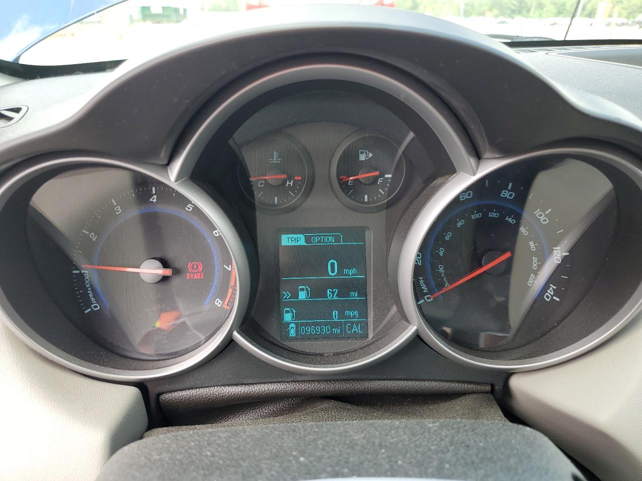 2013 Chevrolet Cruze Ls VIN: 1G1PB5SH6D7208284 Lot: 61998915
