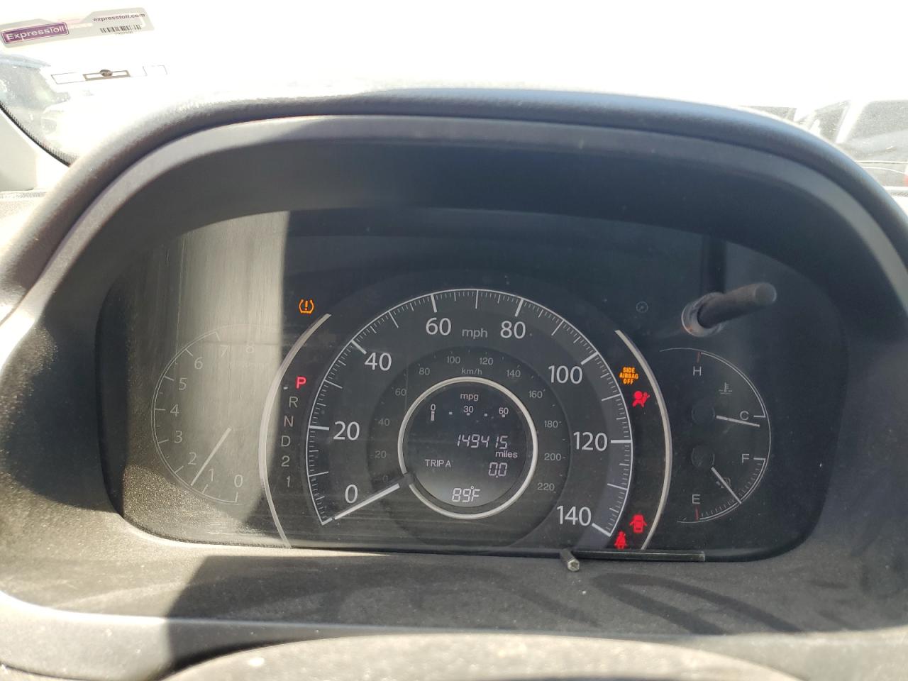 2014 Honda Cr-V Exl VIN: 2HKRM4H71EH616563 Lot: 60166575