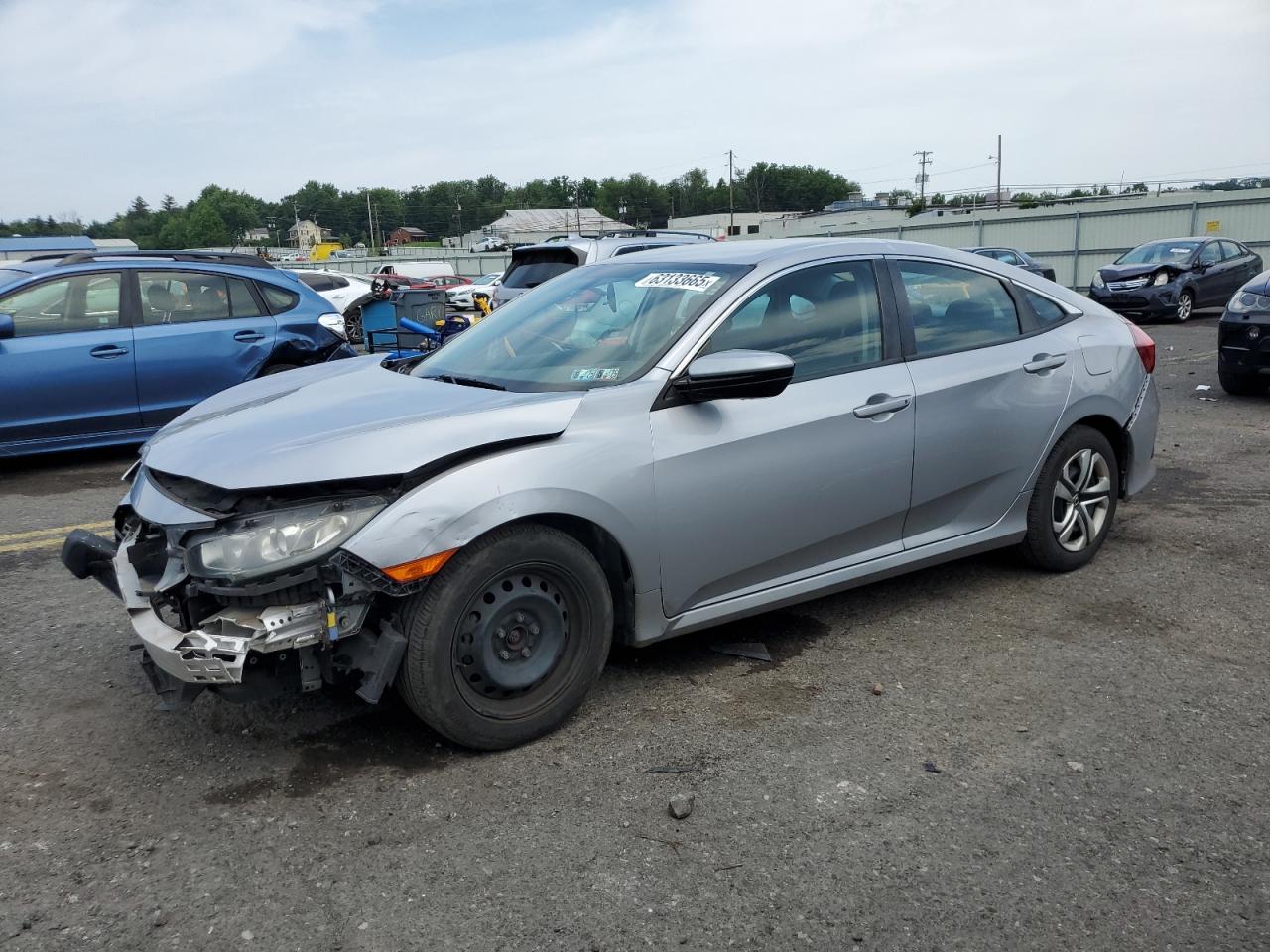 2017 Honda Civic Lx VIN: 2HGFC2F59HH573102 Lot: 63133665