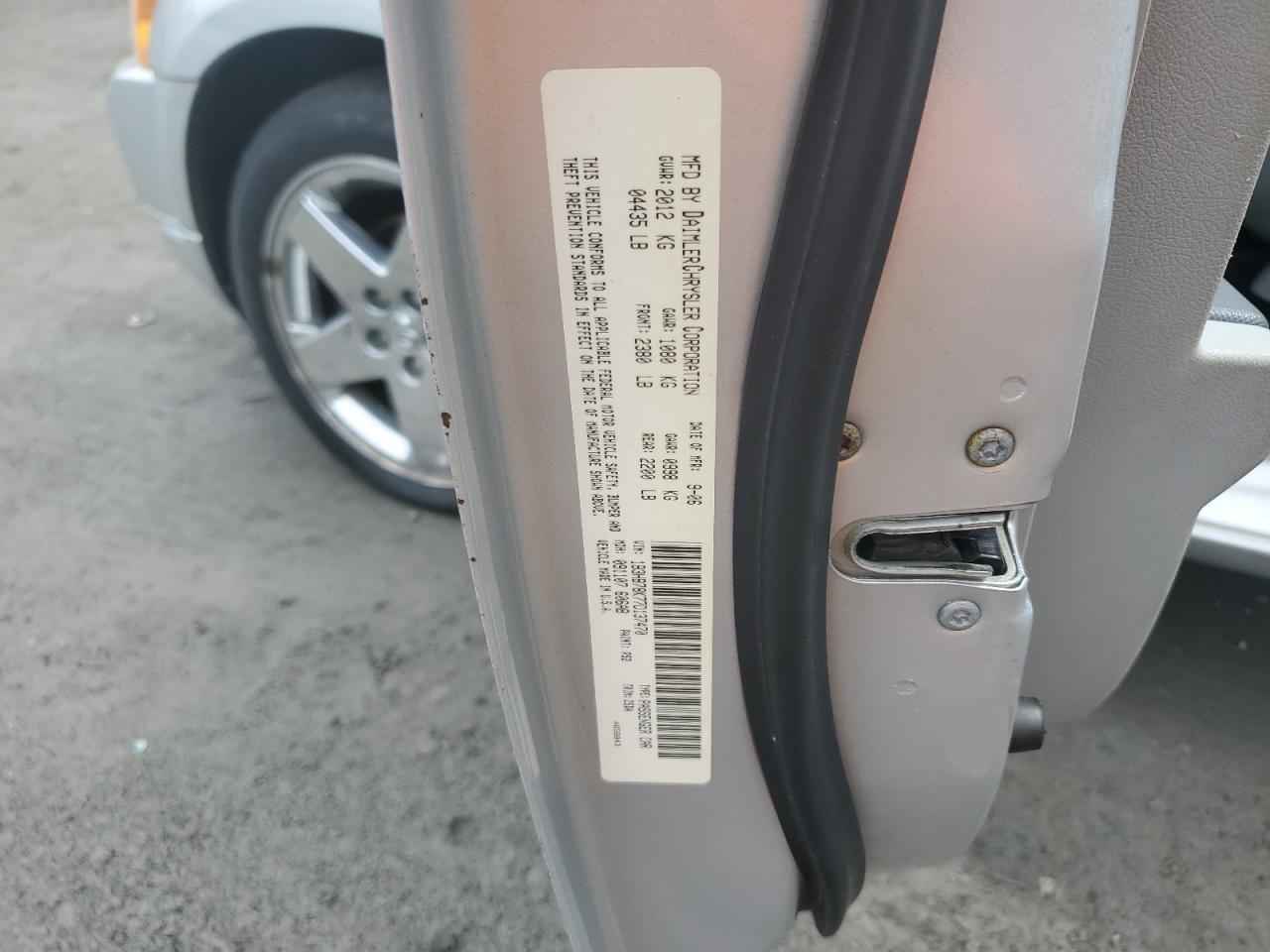 2007 Dodge Caliber R/T VIN: 1B3HB78K77D137470 Lot: 61486015