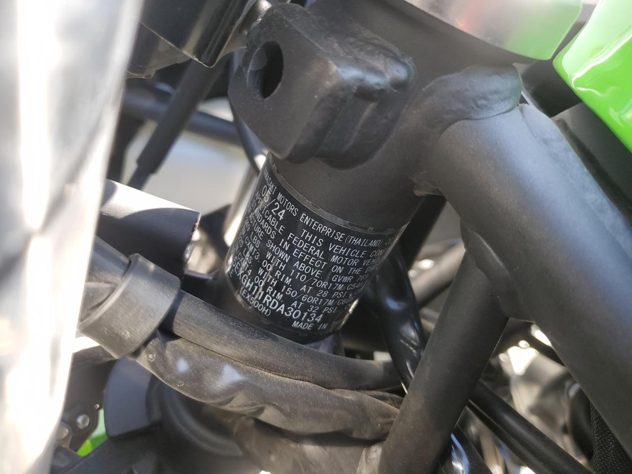 ml5exgh11rda30134 ML5EXGH11RDA30134 2024 Kawasaki Ex500 H