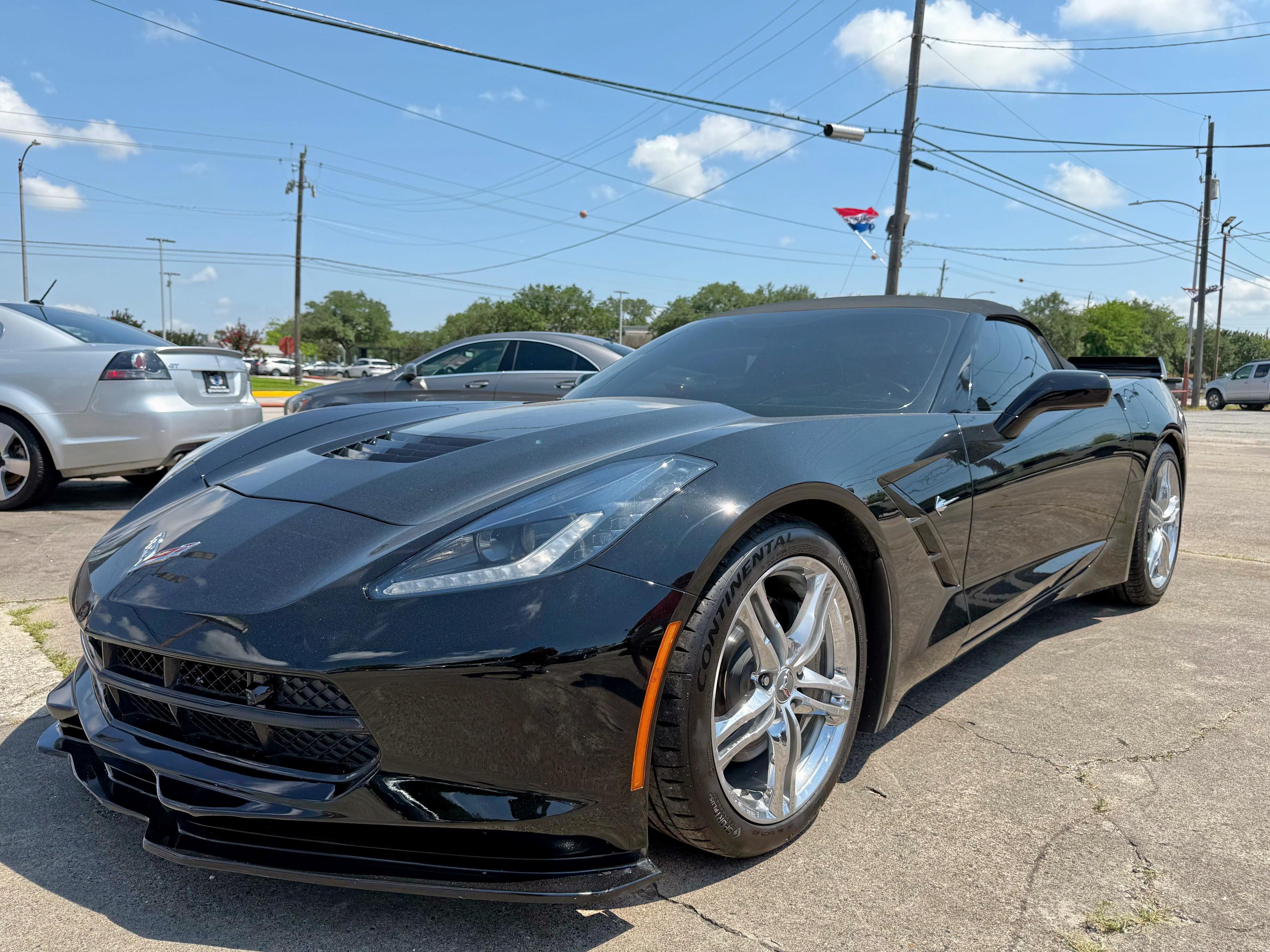 Cabriolets CHEVROLET CORVETTE 2017 Czarny