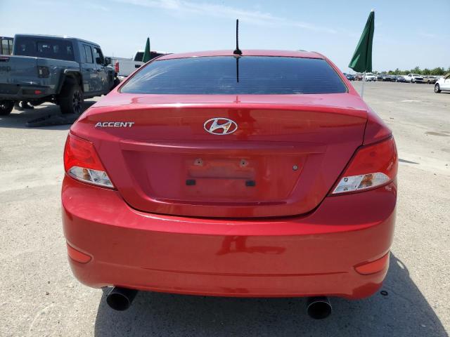  HYUNDAI ACCENT 2017 Czerwony